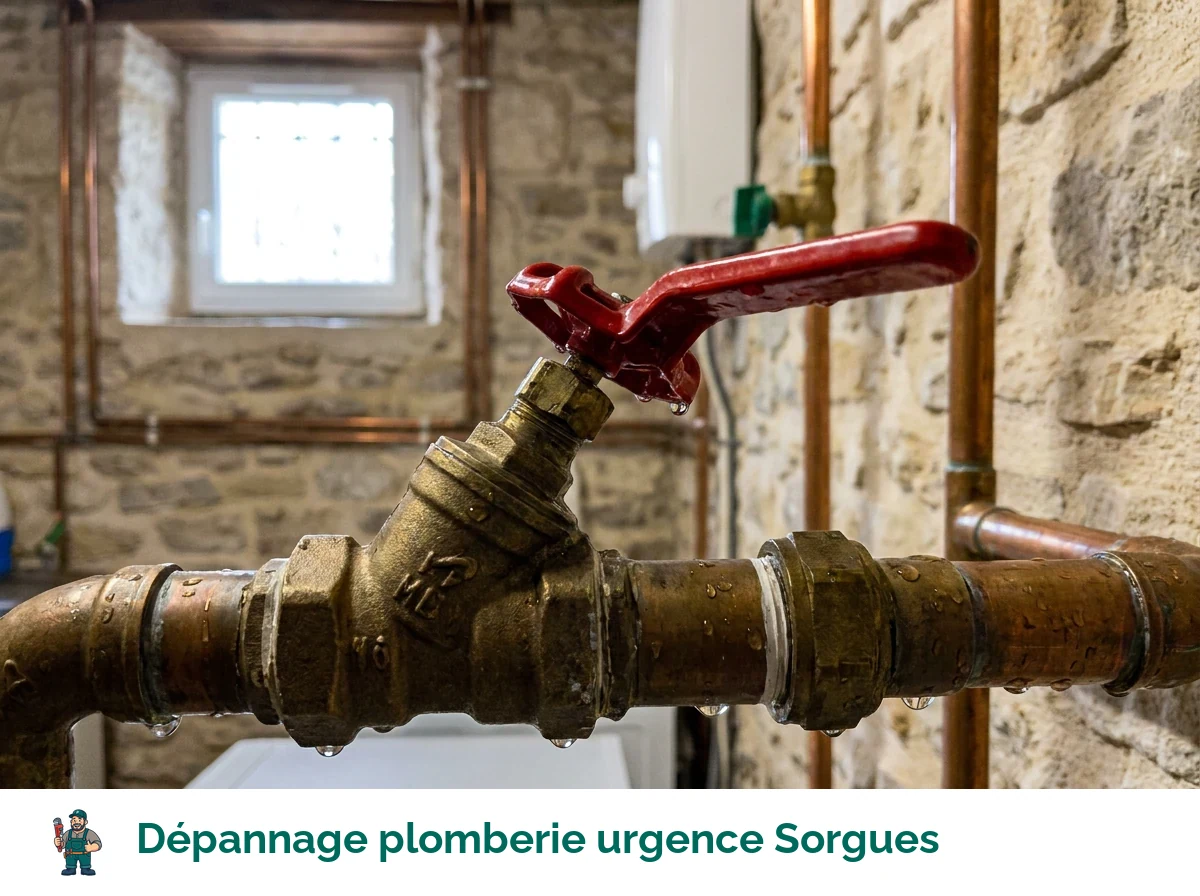 Dépannage plomberie urgence à Sorgues