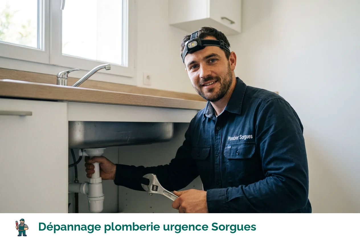 Dépannage plomberie urgence à Sorgues