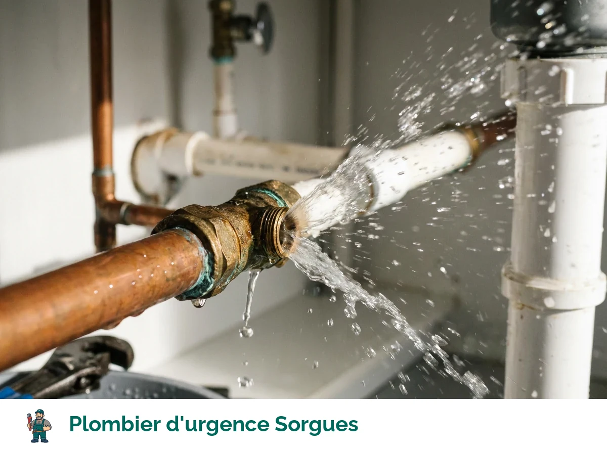 Plombier d'urgence à Sorgues