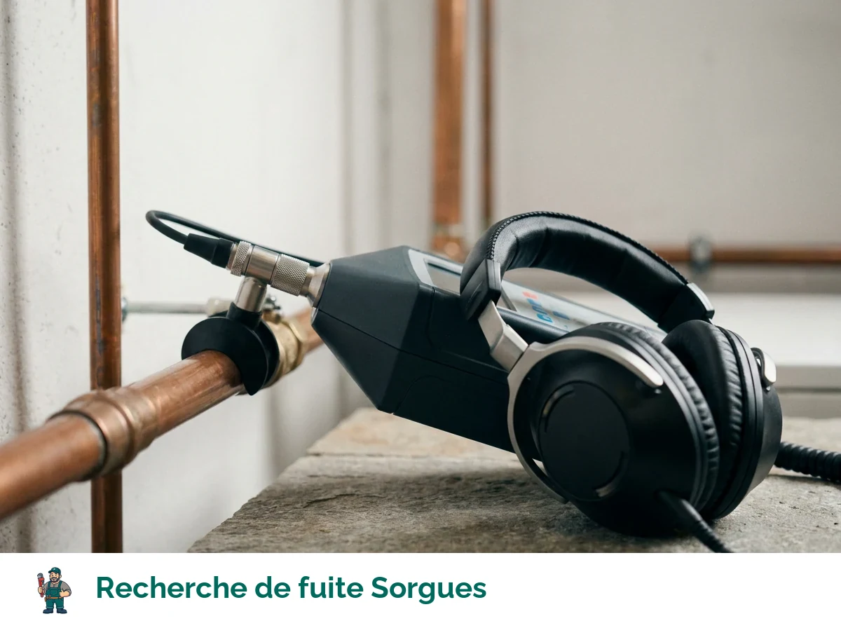 Recherche de fuite à Sorgues