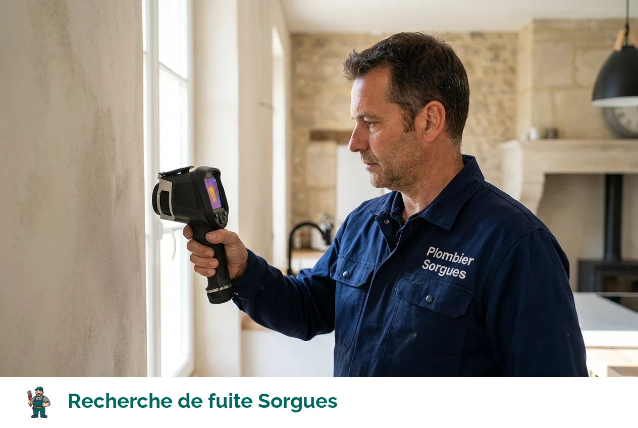 Recherche de fuite à Sorgues