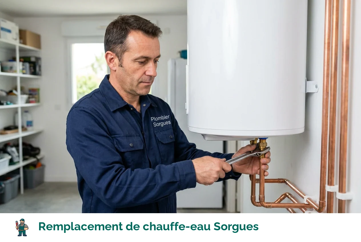Remplacement de chauffe-eau à Sorgues