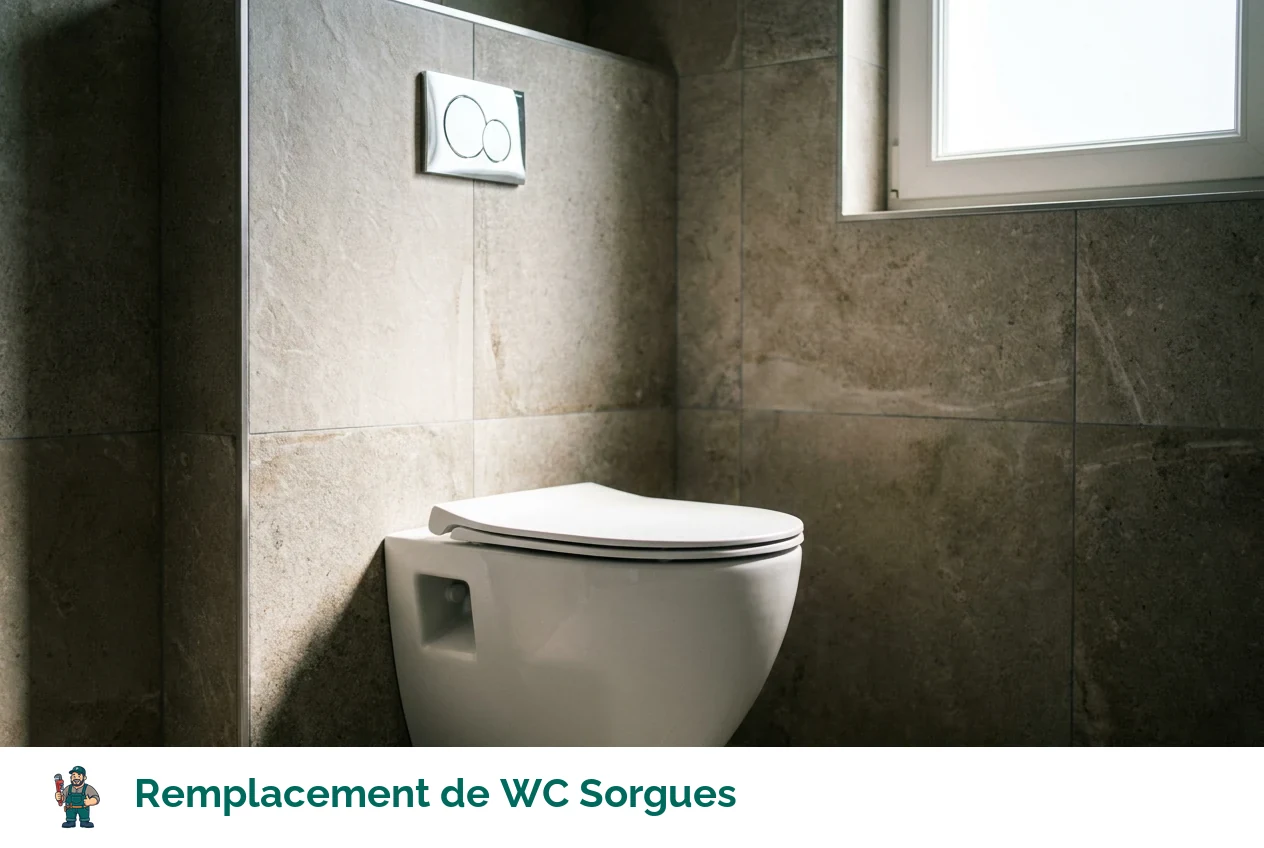 Remplacement de WC à Sorgues