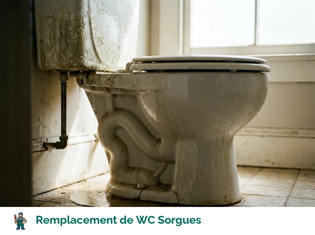 Remplacement de WC à Sorgues